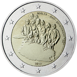 Malta 2 euro (2013) - The Self-Government Constitution of 1921